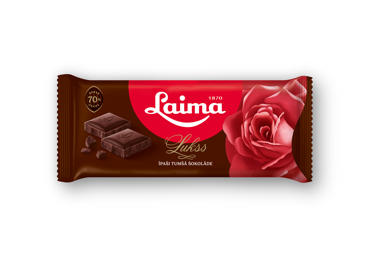 Juodasis šokoladas LUKSS LAIMA, 70 %, 90 g