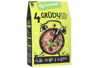 4 grūdų dribsniai DOBELE, 500 g