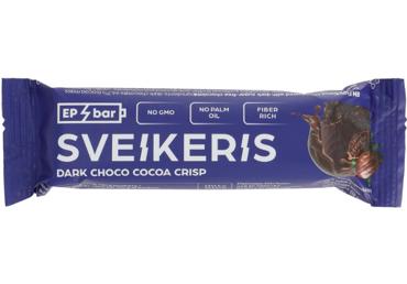 Bar SVEIKERIS with dark chocolate, 50 g