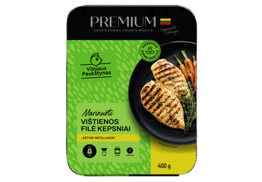Filė kepsniai KETURIŲ METŲ LAIKŲ marinate PREMIUM, 400 g