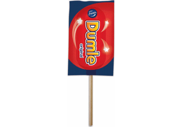 Irisas ant pagaliuko FAZER DUMLE, aplietas šokoladu, 10 g