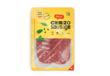 Vytinta pjaustyta čioriso dešra WELL DONE, I r., 80 g