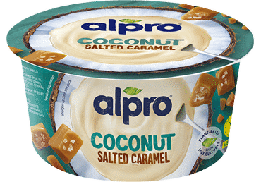 Fermentuot. kokosų produktas ALPRO, sūdytos karamelės skonio, 120 g