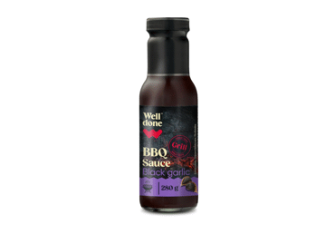 Barbecue sauce with black garlic WELL DONE, 280 g