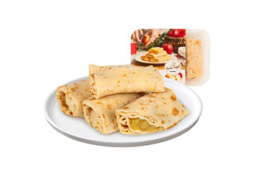 Blyneliai su obuolių įdaru, 400 g