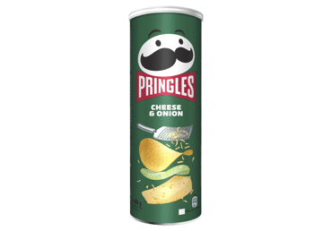 Чипсы PRINGLES, вкус сыра и лука, 165 г