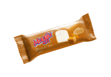Vanilinis sūrelis MAGIJA su karameliniu glaistu, 24 % rieb., 45 g