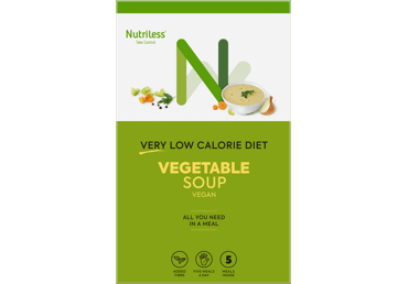 Kreminė sriuba NUTRILESS, daržovių skonio, 5 pak., 175 g