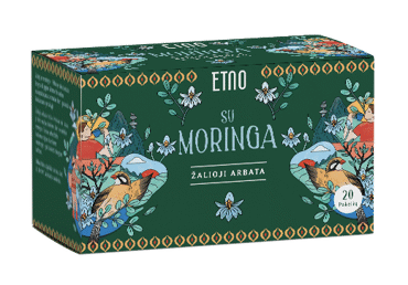 Зеленый чай с морингой ETNO, 40 г