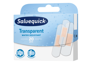 Pleistrai SALVEQUICK TRANSPARENT, N20, 20 vnt.