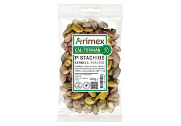 Kepinti pistacijų branduoliai ARIMEX, 100 g
