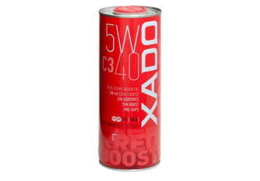 XADO Atomic Oil variklinė alyva 5W-40 C3 RED BOOST (skardinė 1L)