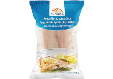 Frozen long pikeperch fillet without skin