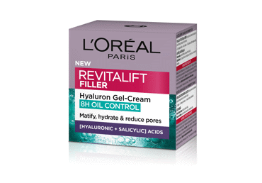 L'Oreal Paris Revitalift Filler drėkinamasis gelis-kremas, 50 ml