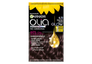 Plaukų dažai GARNIER OLIA, Nr. 4.12, 1 vnt.