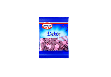 Tortų pabarstukai DR. OETKER, cukrinės širdelės, 10 g