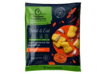 Frozen chicken fillet nuggets HEAT & EAT in tempura, 500 g
