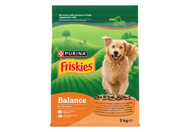 Dry dog food FRISKIES BALANCE with chicken, 3 kg
