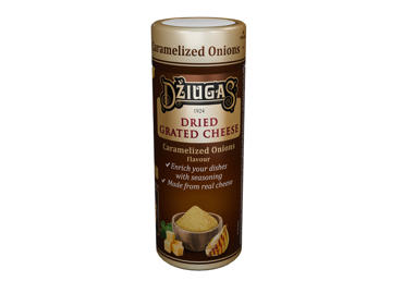 Сушеный тертый сыр DŽIUGAS, со вкусом карамелизированного лука, 35% жира, 80 г