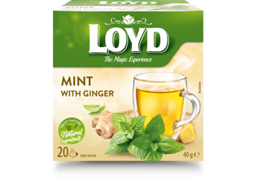 Arbata LOYD, mėtų ir imbierų skonio, 40 g