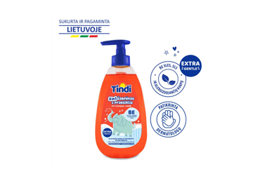 Vaikiškas šampūnas-prausiklis TINDI, 475 ml