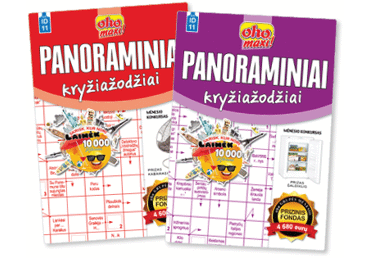 Magazine OHO MAXI! PANORAMIC CROSSWORDS, 1 pcs.