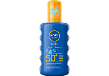 Apsauginis purškiamas losjonas vaikams nuo saulės SPF50+ NIVEA SUN KIDS PROTECT & CARE, 200 ml