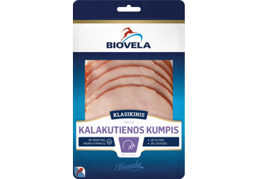 Virtas pjaustytas kalakutienos kumpis, I r., 90 g