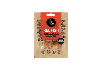 Vytintos jūrinių ešerių filė juostelės SEA SNACKS, 30 g
