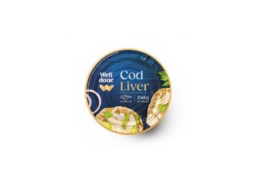 Cod liver WELL DONE, 240 g