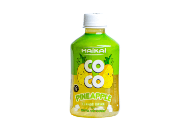 Drink with coconut pieces MAIKAI COCO, pineapple flavored, 280 ml