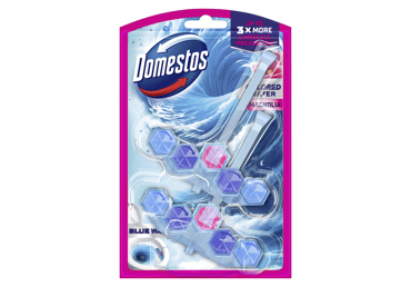 Tualeto gaiviklis-valiklis DOMESTOS PINK MAGNOLIA, 2 x 48 g, 96 g
