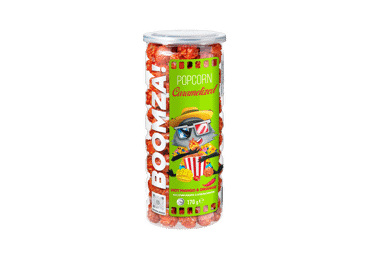 Карамелизированные кукурузные снеки BOOMZA HOT MANGO & ORANGE, 170 г