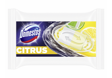 WC valiklio-gaiviklio papildymas DOMESTOS CITRUS, 35 g