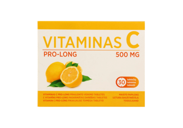 Maisto papildas VITAMINAS C PRO-LONG, 30 vnt.