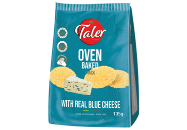 Traškučiai TALER OVEN BAKED su sūriu, 135 g