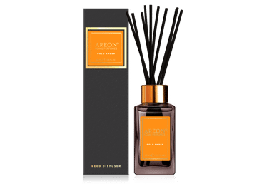 Namų kvapas AREON BLACK GOLD AMBER su lazdelėmis, 85 ml
