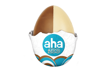 Chocolate egg AHA ZOO, 20 g