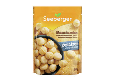 Makadamijos SEEBERGER, 80 g