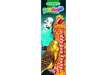 Budgerigar treat with apples and honey FANTASIA, 90 g