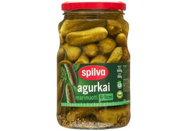 Marinuoti agurkai SPILVA, 1600 g