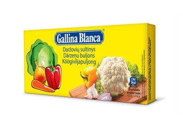 Daržovių sultinys GALLINA BLANCA (12 kub.), 120 g