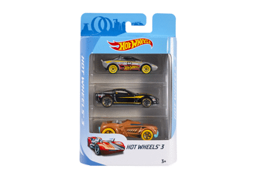 Automodelių rinkinys HOT WHEELS, 3 vnt., 1 vnt.