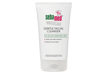 SEBAMED SENSITIVESKIN švelnus veido prausiklis riebiai ir mišriai odai
