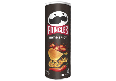 Traškučiai PRINGLES, aštraus ir pikantiško skonio, 165 g