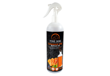 Lašišų aliejus FINE DOG, 500 ml
