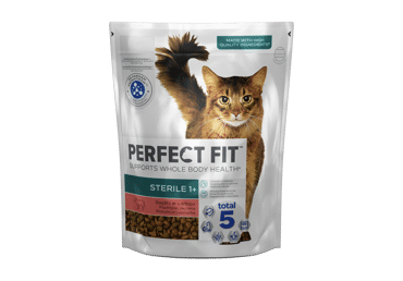 Dry food for sterilized cats PERFECT with beef, 750 g