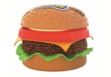 Lollipop with powder JOHNY BEE BIG BURGER, 21 g