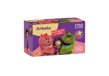 Arbata su braškėmis ir vanile ETNO KAKĖ MAKĖ, 30 g