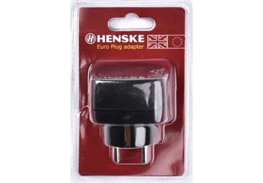 Adapteris UK - Euro HENSKE HT-G/E , juodas, 1 vnt.